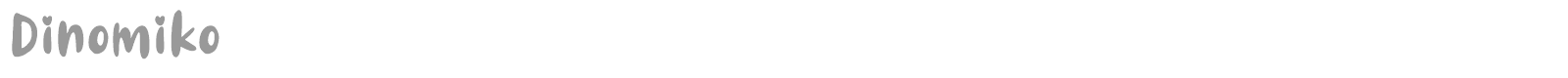 Dinomiko font preview